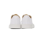 Junya Watanabe White Cotton Canvas Sneakers