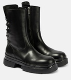 Ann Demeulemeester Kole leather back lace-up boots