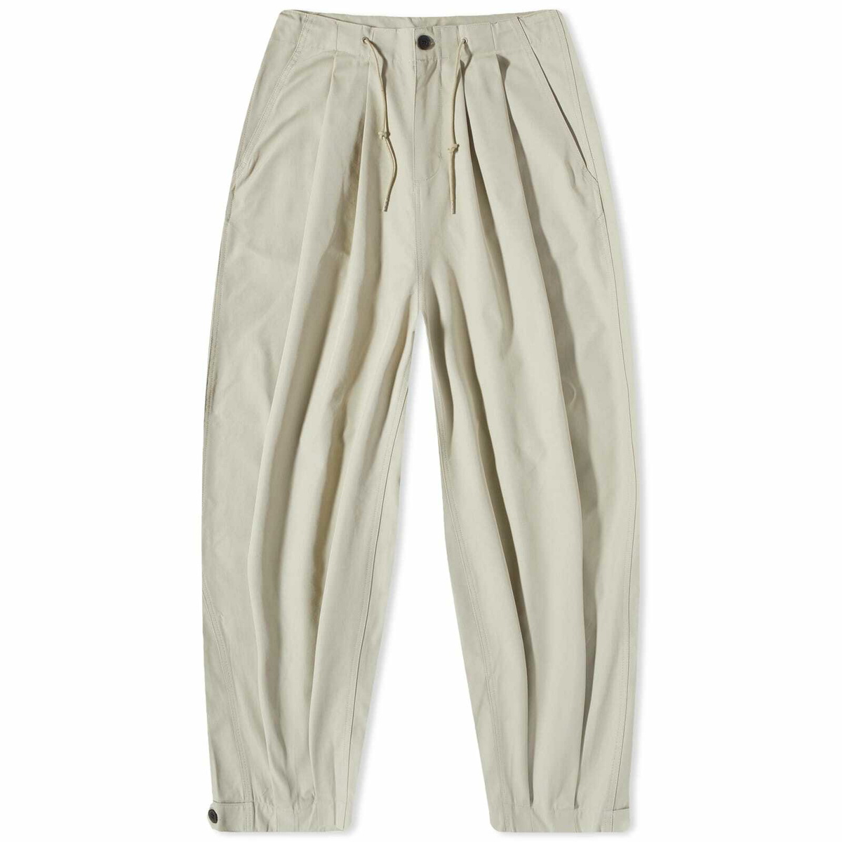 Uniform Bridge Men's Balloon Pants in Beige Uniform Bridge