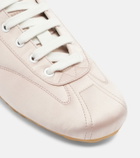 McQueen Boxe satin sneakers