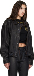 Ottolinger Brown Glazed Flex Denim Jacket