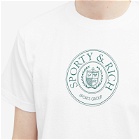 Sporty & Rich Men's Conneticut Crest T-Shirt in White