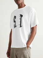 Small Talk - Logo-Print Cotton-Blend Jersey T-Shirt - White