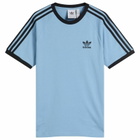 Adidas 3-Stripes T-Shirt in Ash Blue/Black