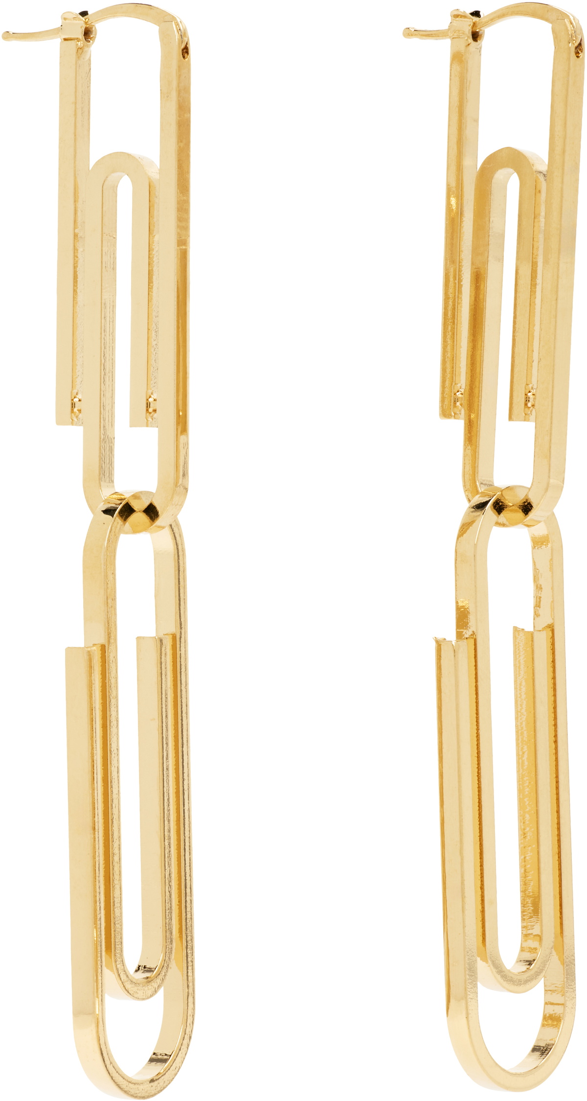 Off-White Paperclip Earrings