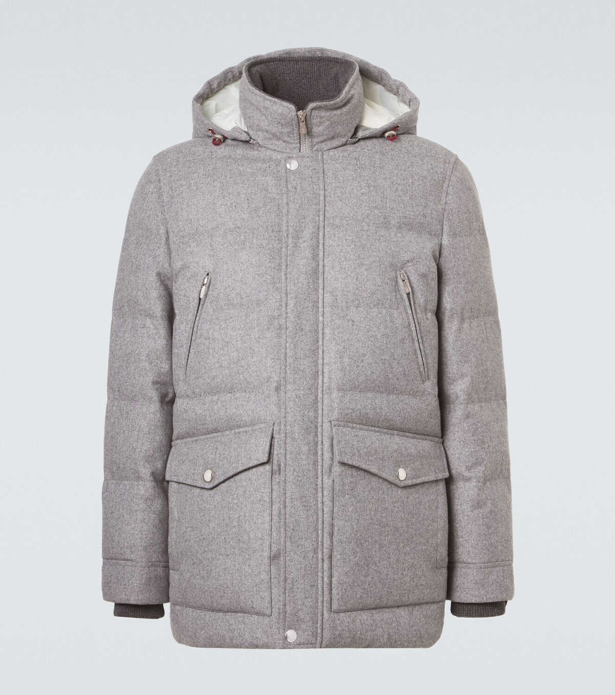 Brunello Cucinelli Wool flannel down jacket
