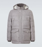 Brunello Cucinelli Wool flannel down jacket