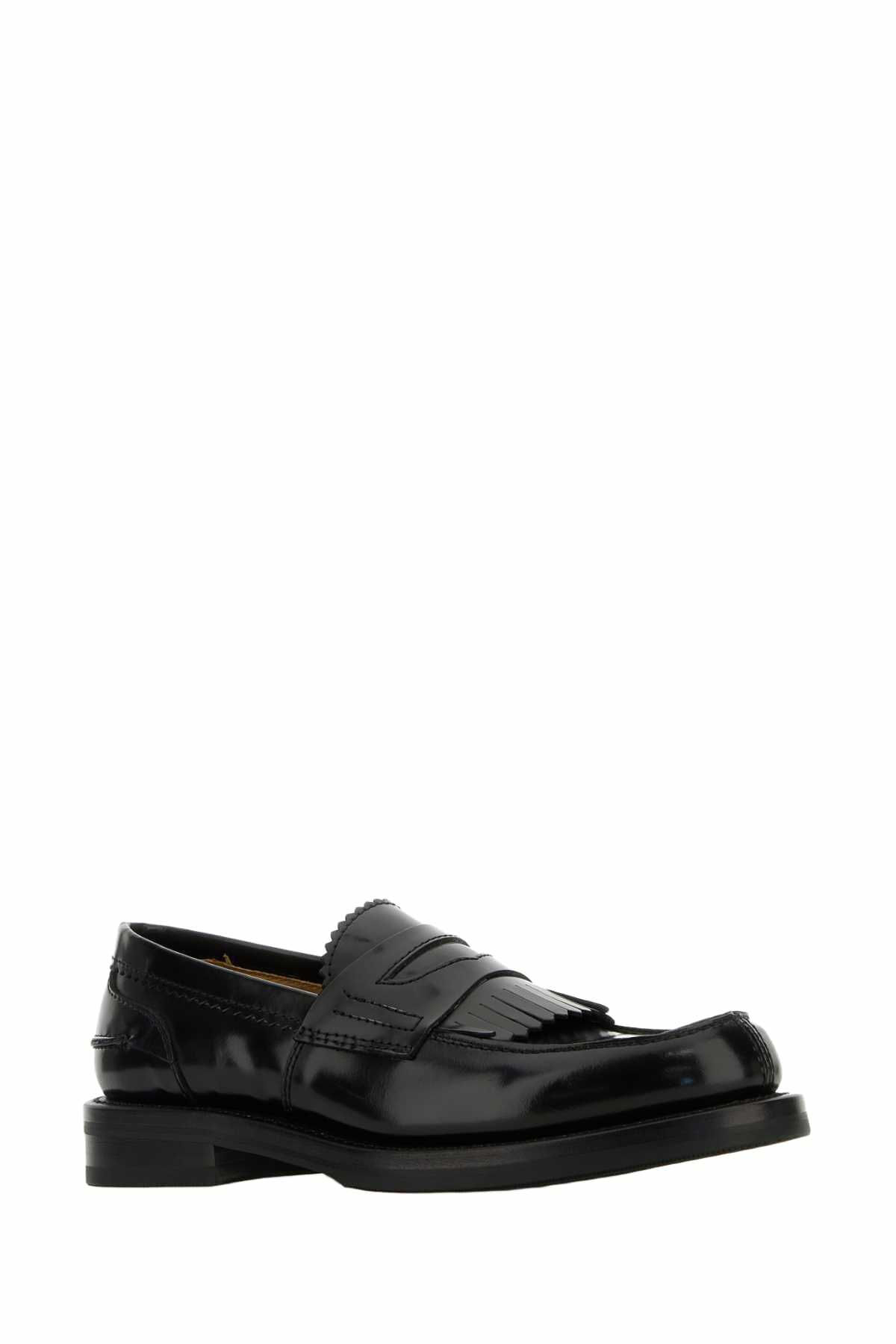 Our Legacy Black Leather Loafers