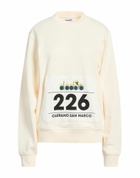Diadora Womens Sweatshirt Cream