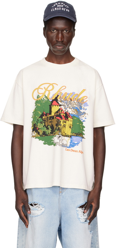 Photo: Rhude Off-White 'Chateau Alpes' T-Shirt