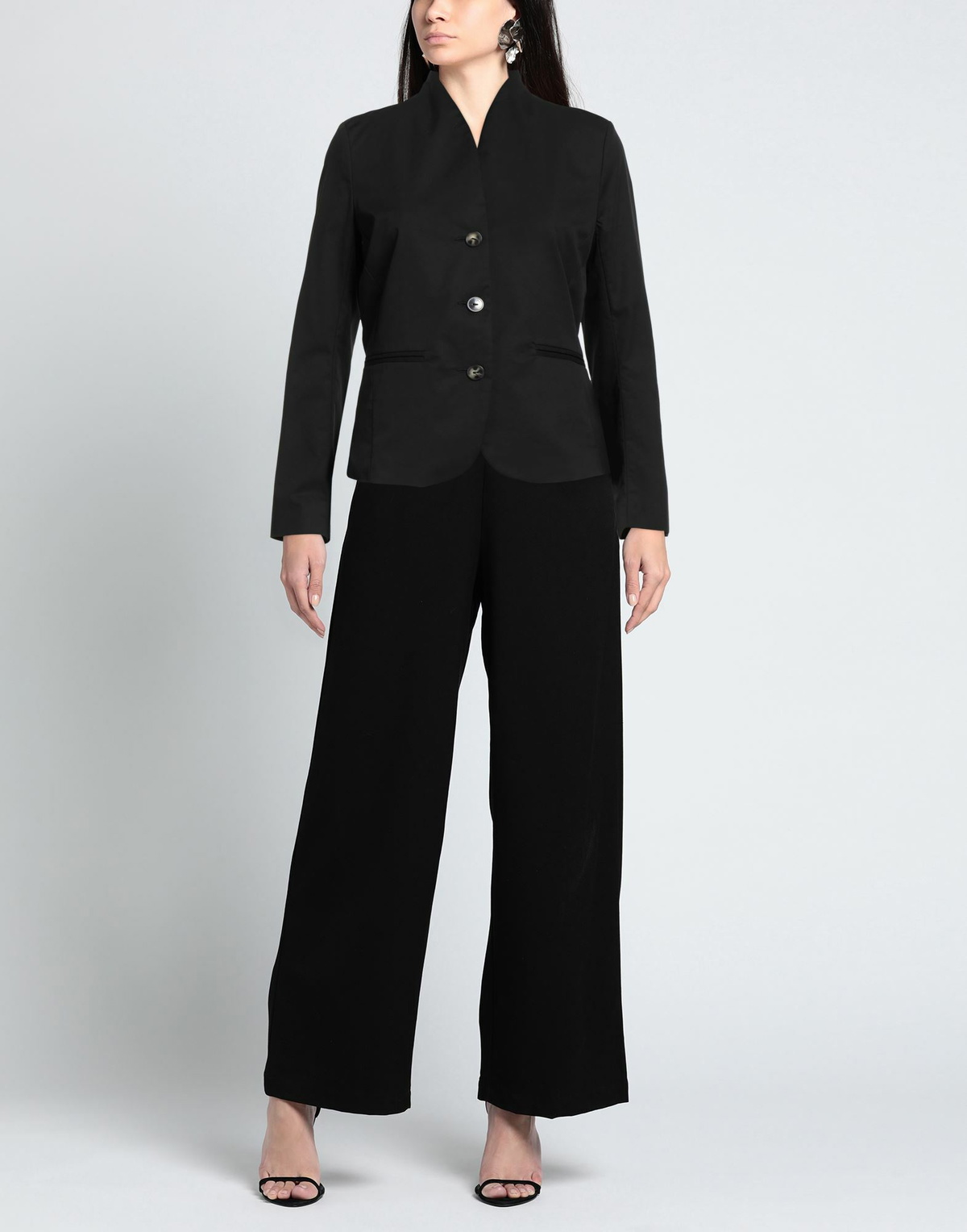 Alessia Santi Womens Blazer in Black