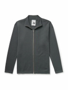 S.N.S Herning - Naval Virgin Wool Zip-Up Cardigan - Gray