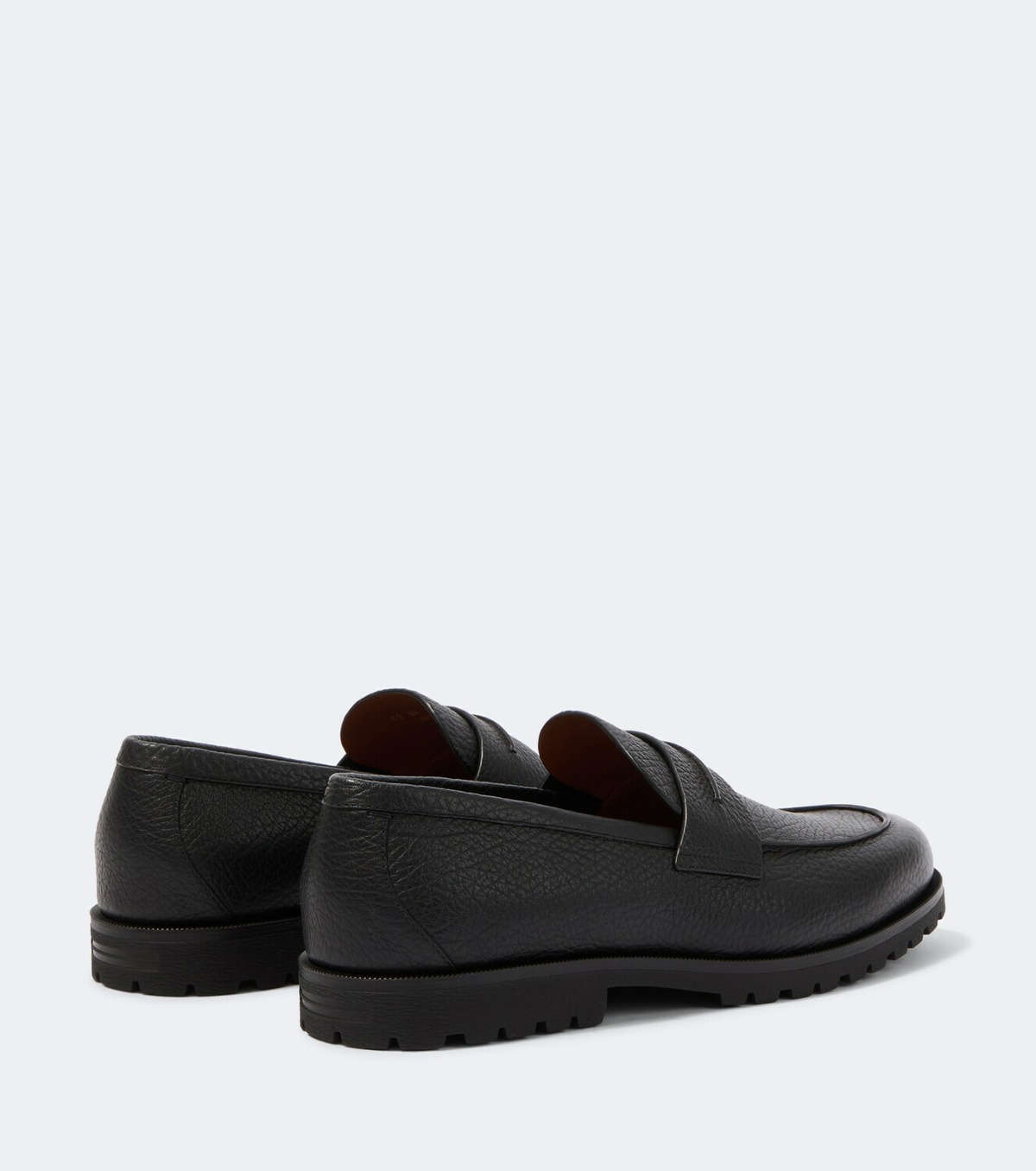 Zegna Pioggia leather loafers