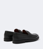 Zegna Pioggia leather loafers