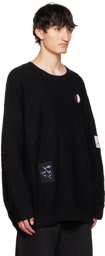 Raf Simons Black Fred Perry Edition Laurel Sweater