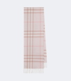 Burberry Burberry Check cashmere scarf