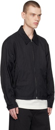 LEMAIRE Black Crinkled Jacket