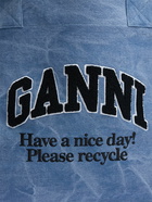 GANNI Xxl Washed Denim Tote Bag