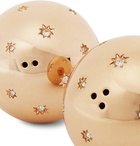 L'Objet - Stars Gold-Plated Swarovski Crystal Salt and Pepper Shakers - Gold