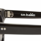 Sun Buddies Men's Edie Sunglasses in Black