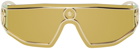 Versace Gold Shield Medusa Sunglasses