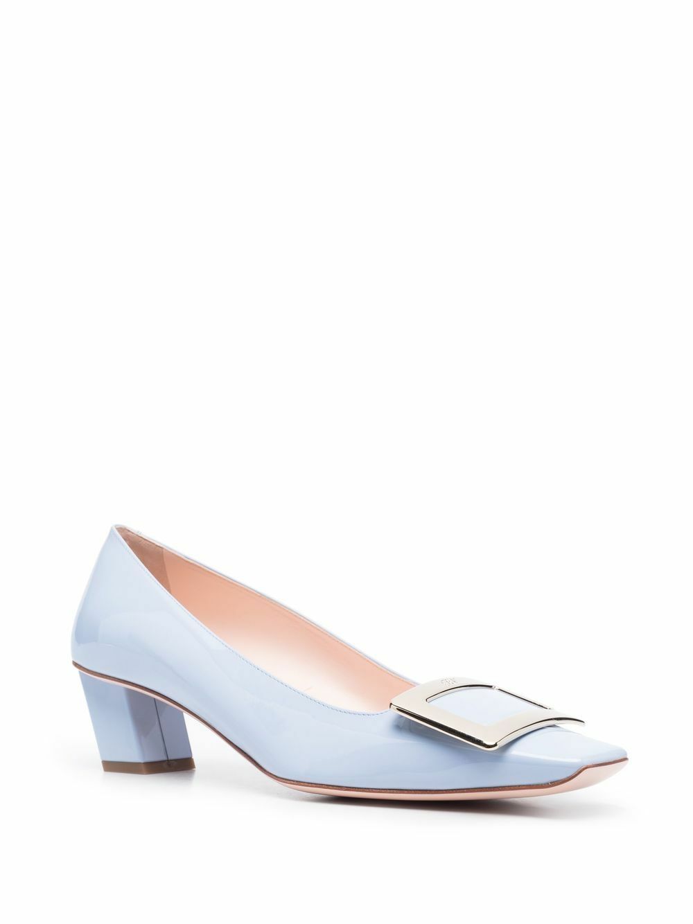 roger vivier belle vivier leather pumps