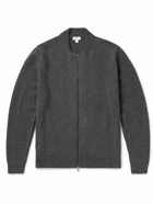 Sunspel - Merino Wool and Cashmere-Blend Bomber Jacket - Gray