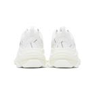 Balenciaga White Allover Logo Triple S Sneakers