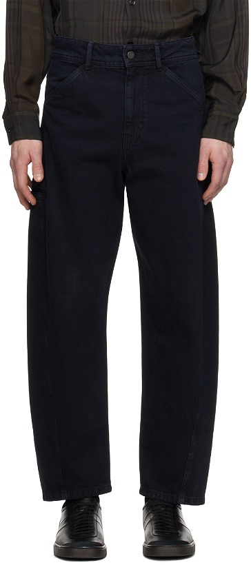 Photo: LEMAIRE Navy Twisted Jeans