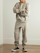 FEAR OF GOD ESSENTIALS - Logo-Appliquéd Cotton-Blend Jersey Sweatpants - Gray