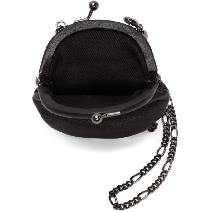Yohji Yamamoto Black Mini Coin Pouch Yohji Yamamoto