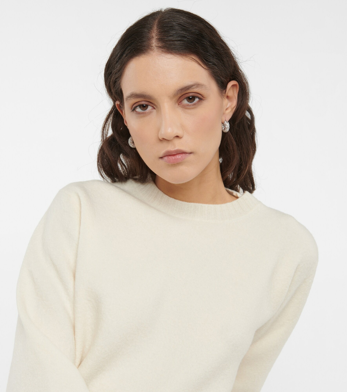 ピアス JIL SANDER  Crystal-embellished hoop earrings Jil Sander - Crystal-embellished hoop earrings Jil Sander