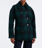 Polo Ralph Lauren Plaid wool-blend peacoat