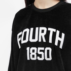 4th & Reckless Women's Cadie Velour Sweatshirt in Black