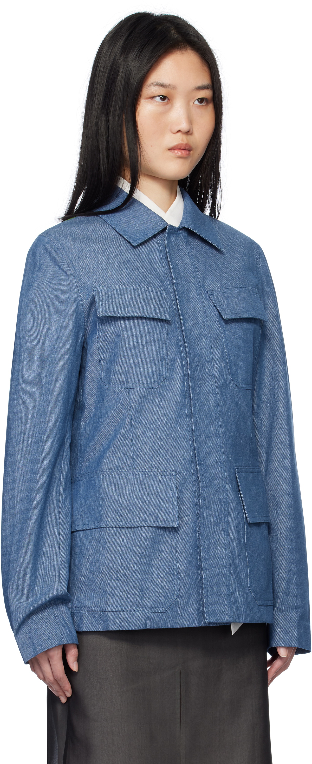 AO Yes Blue Mao Denim Jacket