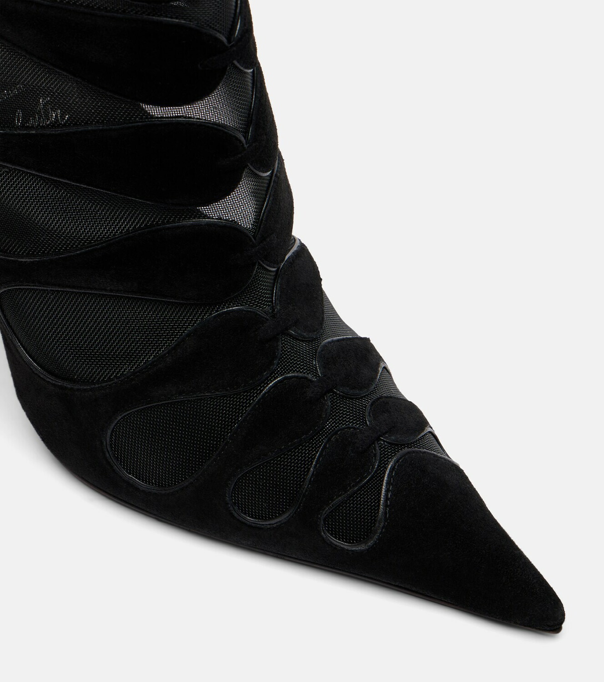 Christian Louboutin Circus Max 100 suede ankle boots