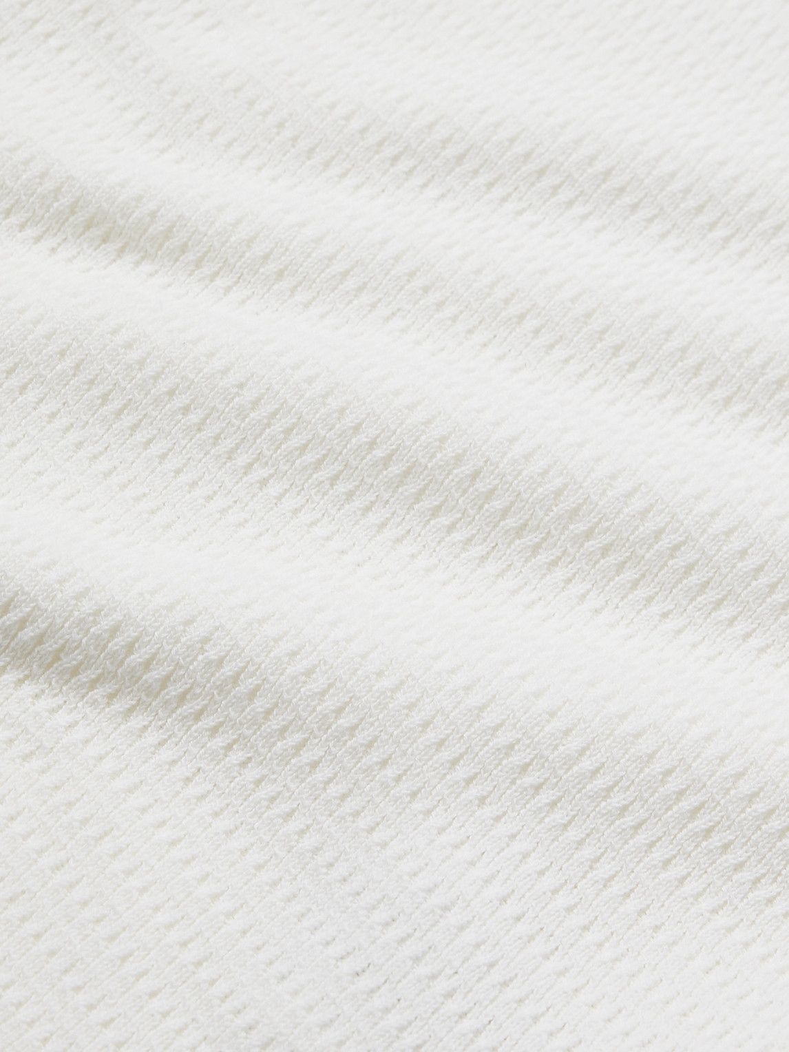 Baracuta - Noah Knitted Cotton Polo Shirt - White Baracuta