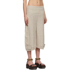 Stella McCartney Beige Woven Lounge Pants