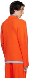 HOMME PLISSÉ ISSEY MIYAKE Orange Rustic Shirt