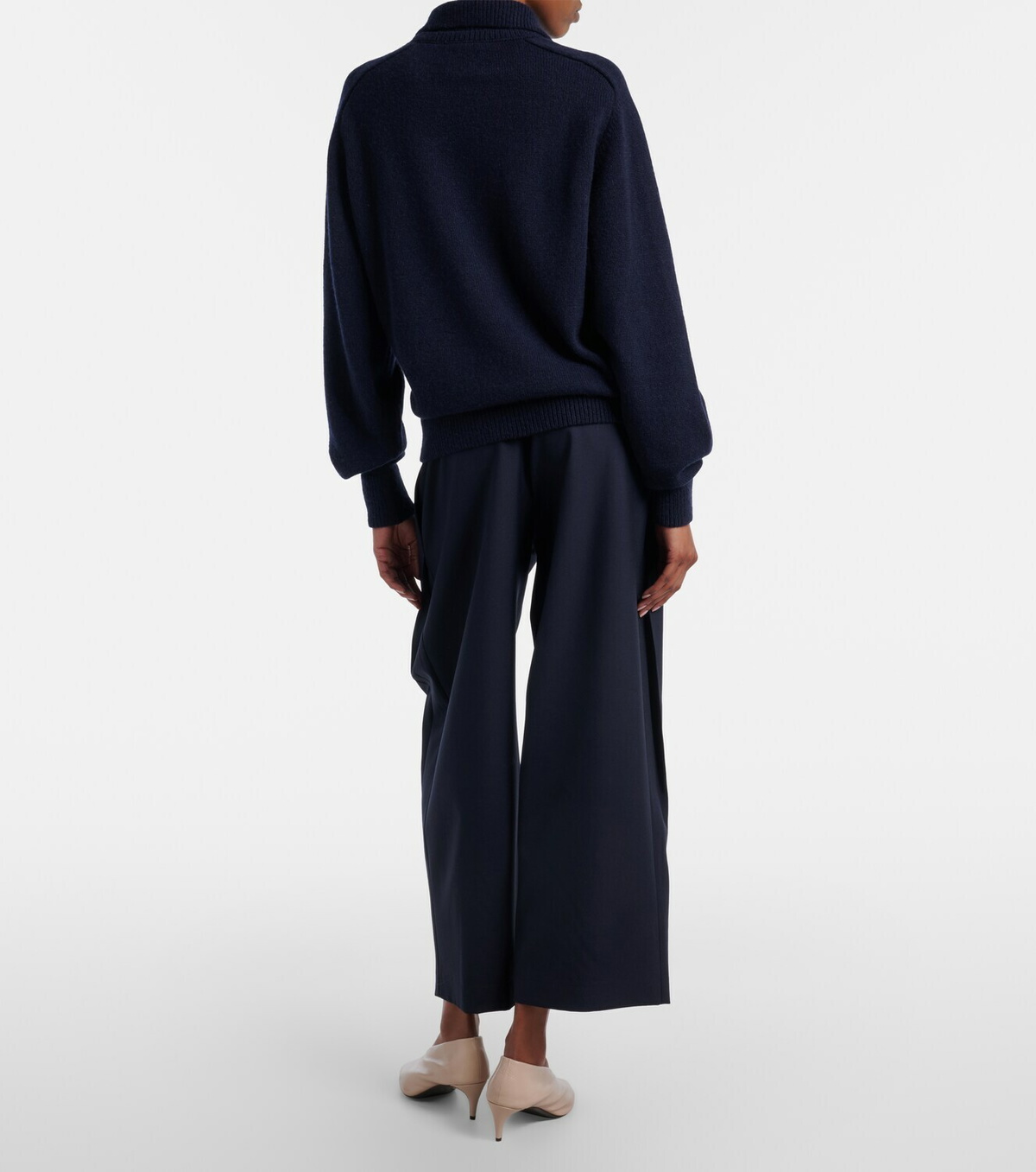 Khaite Roma virgin wool wide-leg pants
