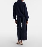 Khaite Roma virgin wool wide-leg pants