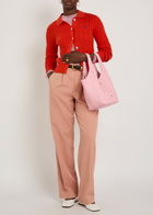 Polo Ralph Lauren Straight-leg Cotton-blend Trousers Light Pink