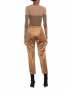 Manila Grace Womens Pants Camel