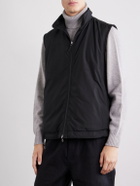 SEASE - Explorer Reversible Padded Wool-Blend Jersey and Micro-Ripstop Gilet - Gray