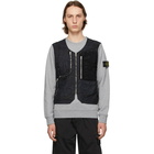 Stone Island Shadow Project Black Utility Vest