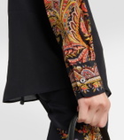 Etro Floral silk blouse