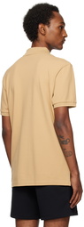 Moschino Beige Embroidered Polo