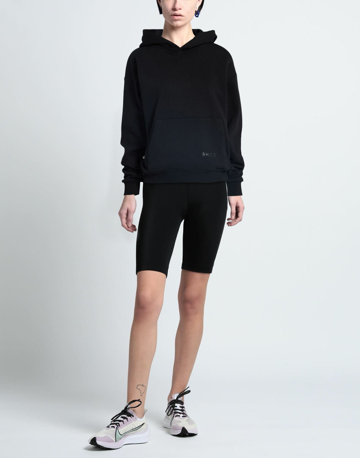 Shoe Womens Sweatshirt in Black