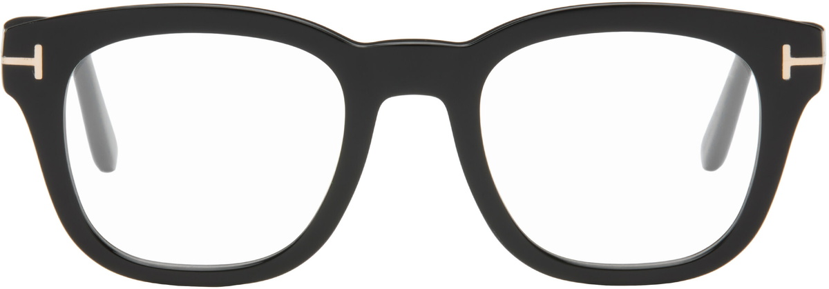 TOM FORD Black Blue Block Soft Square Blue Light Optical Glasses
