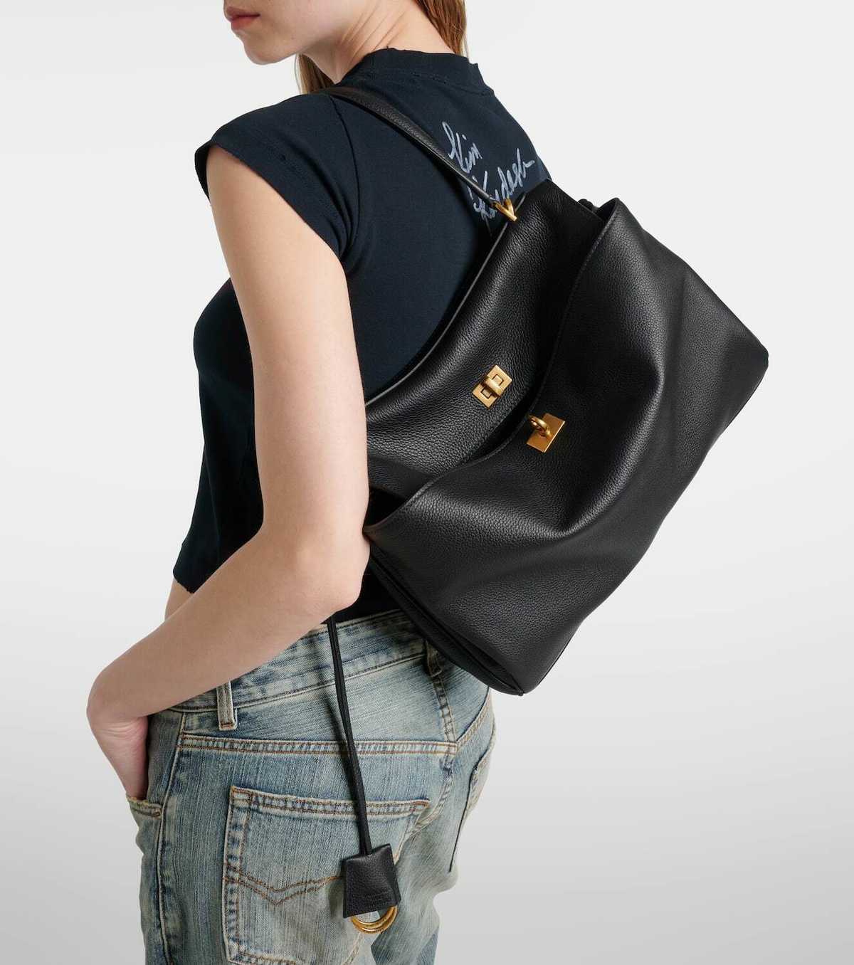 Balenciaga Rodeo Medium leather tote bag Balenciaga